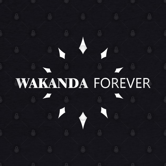 Wakanda Forever Circle by SanTees